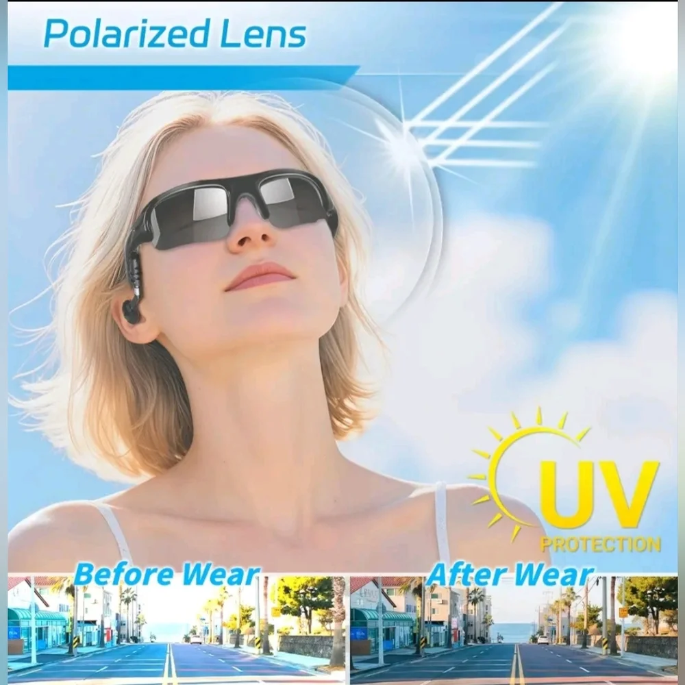US Fitness Sport Smart Sunglasses with Polarized Lenses